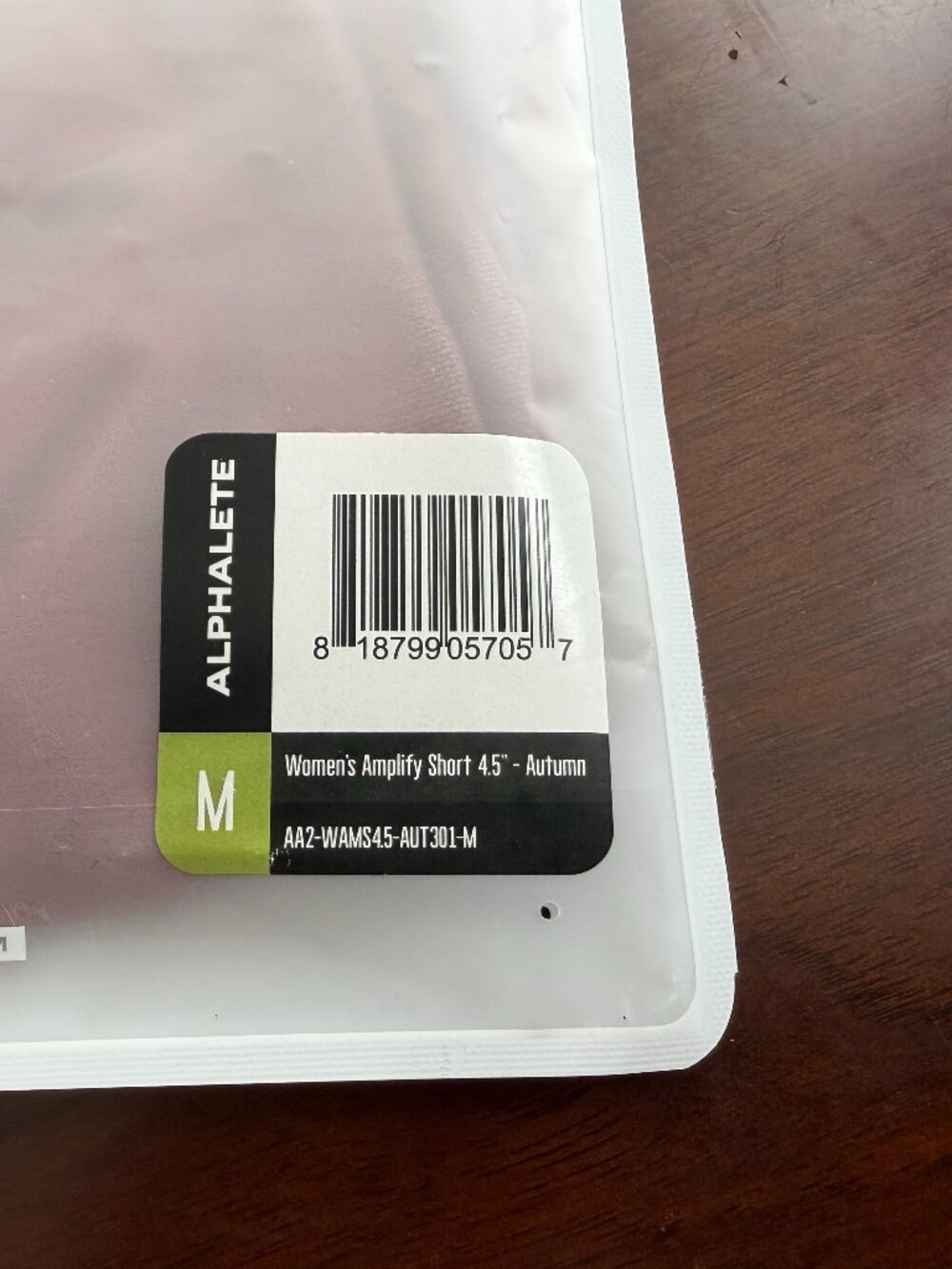 Alphalete Amplify Short 4.5" Autumn Size M - Picture 6 of 7